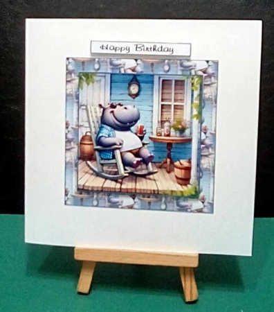 hippo Dad insert by Benita Jenkinson