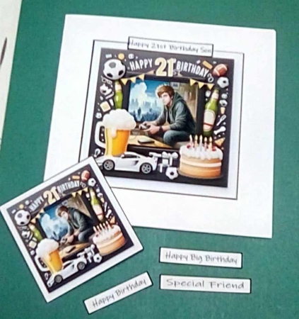 21st birthday Male by Benita Jenkinson