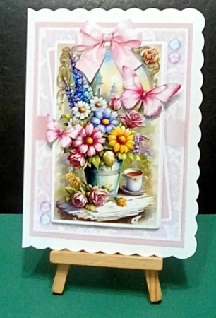 Spring Flowers And Coffee Window by Benita Jenkinson