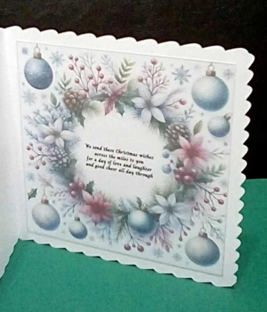 12 plus square Christmas inserts with verses and blank by Benita Jenkinson