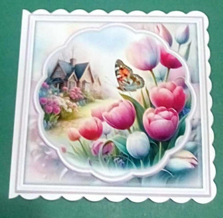 Butterflies & Tulips Mini Page Kit by Benita Jenkinson