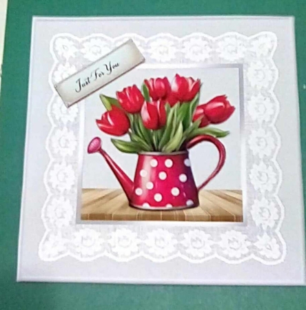Watering Can Tulips Mini Kit by Benita Jenkinson