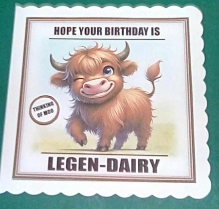 Legen-dairy by Benita Jenkinson