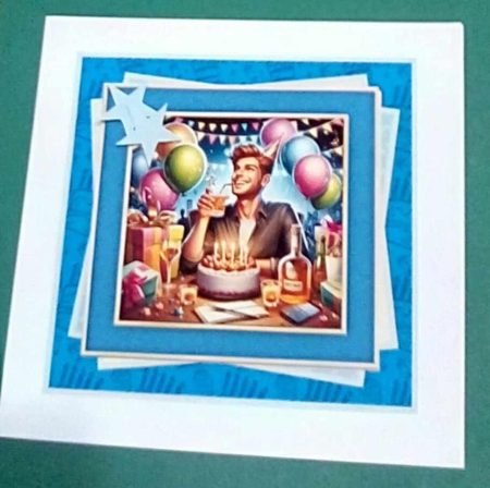Happy Birthday Wishes Just For You - 7x7 Mini Kit by Benita Jenkinson