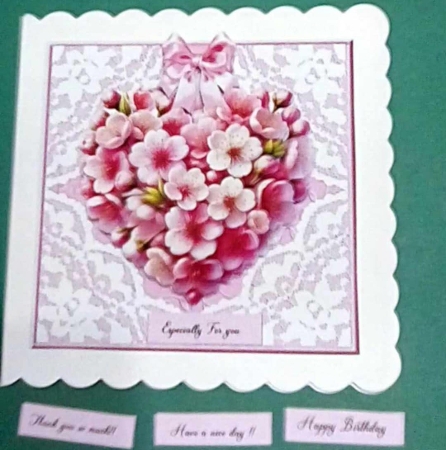 Apple Blossom Heart Mini Kit by Benita Jenkinson