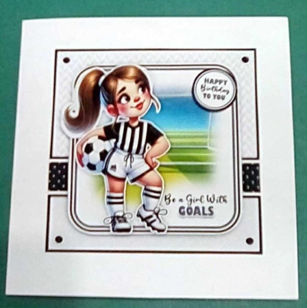 A Girl With Goals Black & White Mini Kit by Benita Jenkinson