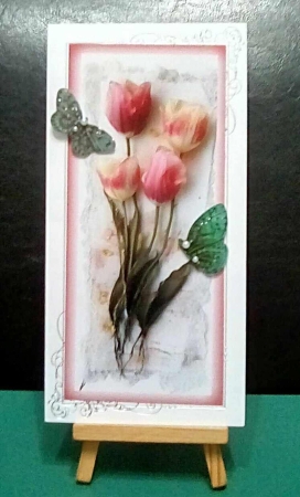 Tulips DL Toppers Or Bookmarks x 9 by Benita Jenkinson
