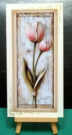 Tulips DL Toppers Or Bookmarks x 9 by Benita Jenkinson