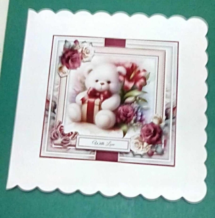 Floral Ted Mini Page Kit by Benita Jenkinson