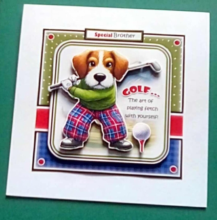 Playing Fetch Mini Kit Birthday/Fathers Day by Benita Jenkinson