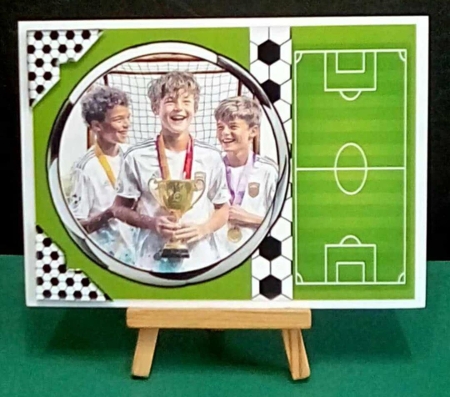 Football Mad 5 5x7 by Benita Jenkinson