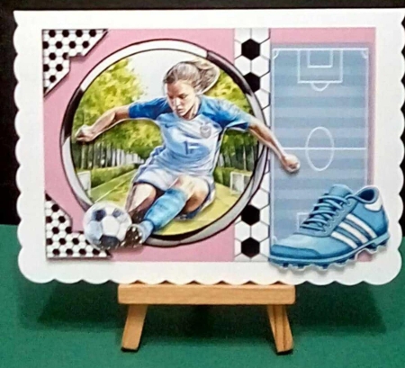 Football Mad 11 5x7 by Benita Jenkinson