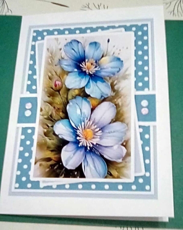 Lovely Blue Flower Buds by Benita Jenkinson