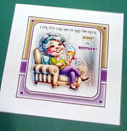 cup1371216_2053 - Too Much Wine Female Mini Kit Birthday/Mothers Day