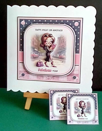 Swipe Right 7x7 Mini Kit – A Birthday Full of Style and Sass! by Benita Jenkinson