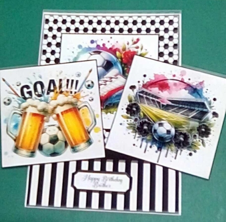 Soccer Card 7x5 by Benita Jenkinson