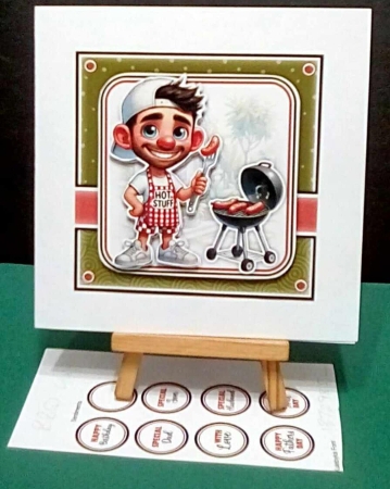 Hot Stuff Mini Kit Birthday/Fathers Day by Benita Jenkinson