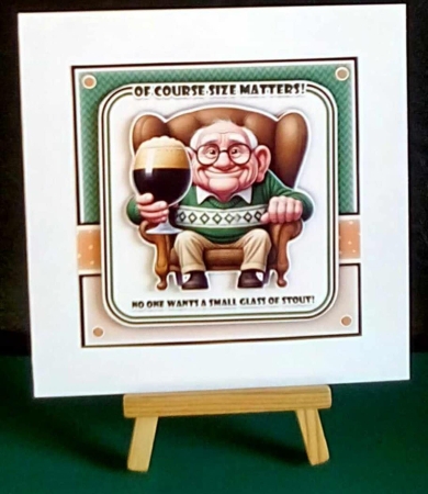 Size Matters Stout Mini Kit Birthday/Fathers Day by Benita Jenkinson