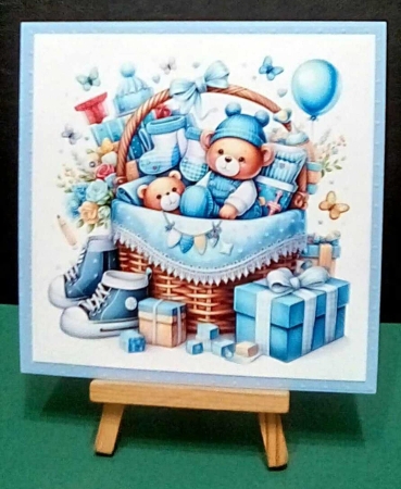 Hamper Baby Boy - Illustrations for Cards by Benita Jenkinson