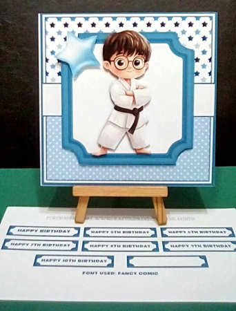 7x7 - 5x7 - 6x6 SPORTY BOYS SET 1 by Benita Jenkinson