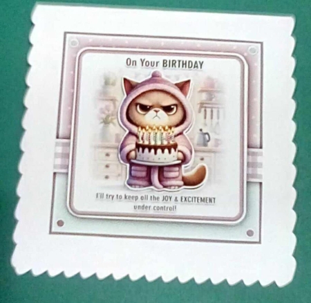 Birthday Cat Mini Kit by Benita Jenkinson