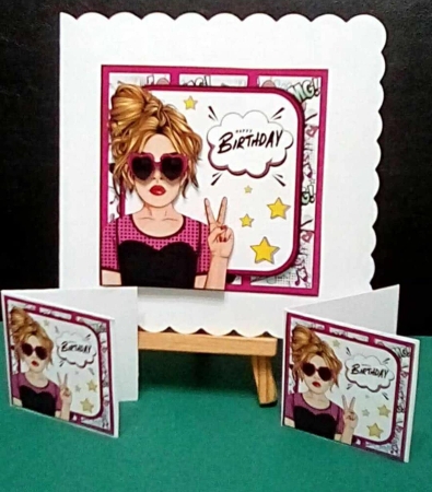 Pop Art Birthday Mini Kit by Benita Jenkinson
