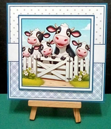 7x7, 6x6, 5x7 - HERD ITS YOUR BIRTHDAY by Benita Jenkinson