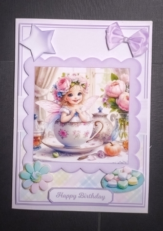 7x7, 6x6, 5x7 - TEACUP FAIRY by Benita Jenkinson