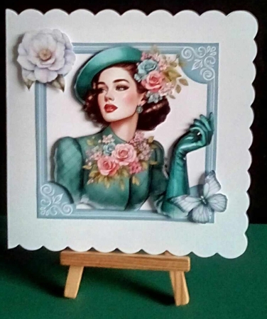 7x7, 6x6, 5x7, TERRIFIC IN TEAL by Benita Jenkinson