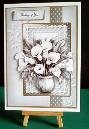 A5  Calla´s Sympathy  Mini Kit by Benita Jenkinson