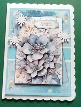 Winter Floral Bouquet 4 by Benita Jenkinson