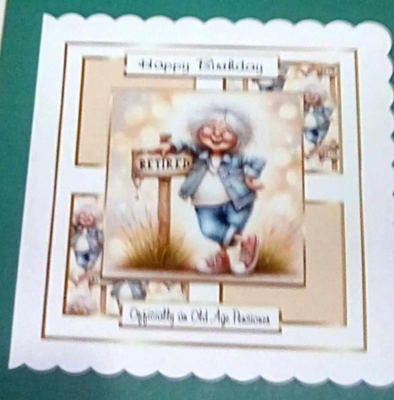 retirement/birthday insert by Benita Jenkinson