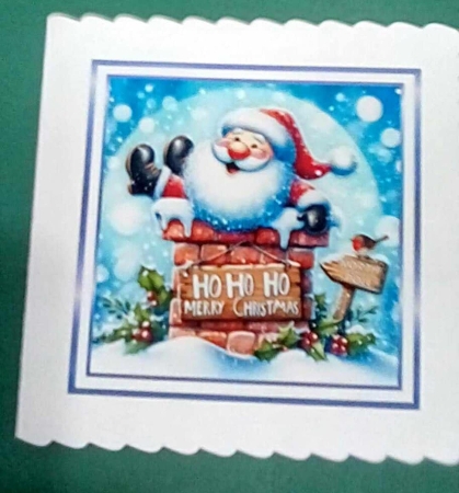 christmas santa hohoho by Benita Jenkinson