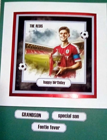 Football topper Barnsley with trophy by Benita Jenkinson