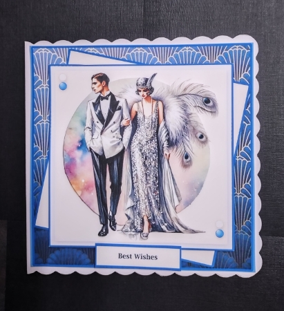 Glamorous Couple Greetings by Benita Jenkinson