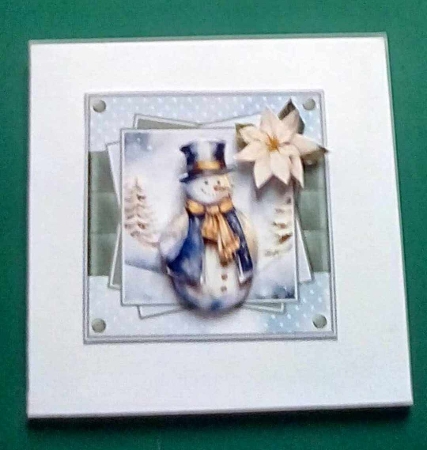 Christmas Snow man  by Benita Jenkinson