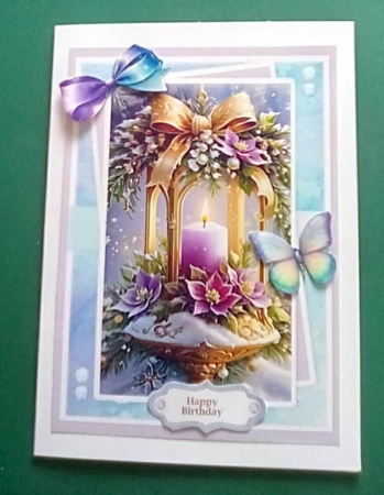 Lovely Floral Candle Lantern by Benita Jenkinson