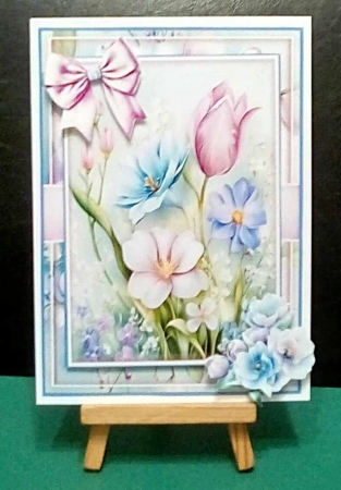 Pastel Summer Florals With 3 Toppers - Makes 3 Cards by Benita Jenkinson