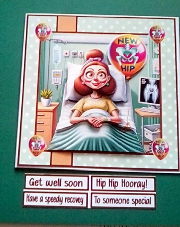 Congratulations you got a new hip by Benita Jenkinson