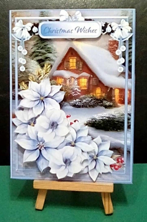 cup1384816_1648 - Snowy Christmas - 5x7 Decoupage Card Mini Kit
