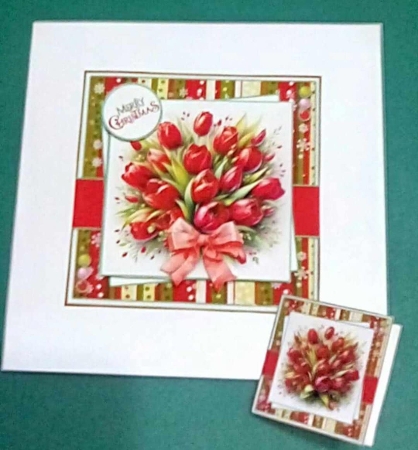 Christmas Tulip Bouquet by Benita Jenkinson