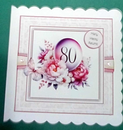 Milestone Balloons 8x8 Card Front Bumper Kit by Benita Jenkinson