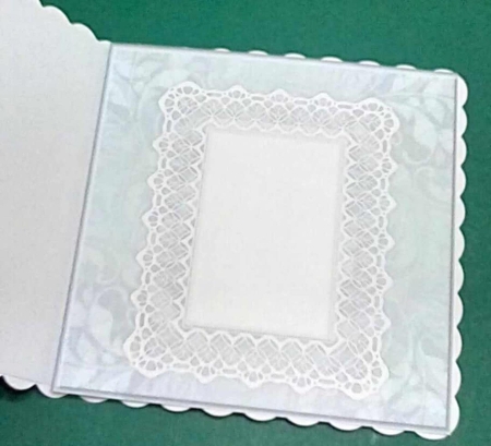 Candles And Roses Quick Card  Insert by Benita Jenkinson