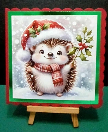 6x6 Christmas Hedgehogs 2 - Illustrations for Cardmakers and Designers  by Benita Jenkinson
