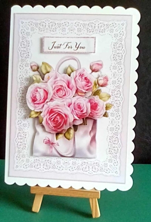 Bag Of Roses Mini Kit   A5 by Benita Jenkinson