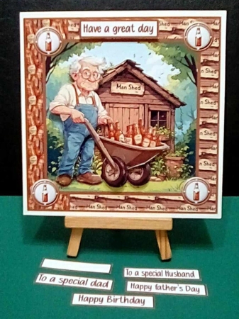 Beer in the man shed by Benita Jenkinson