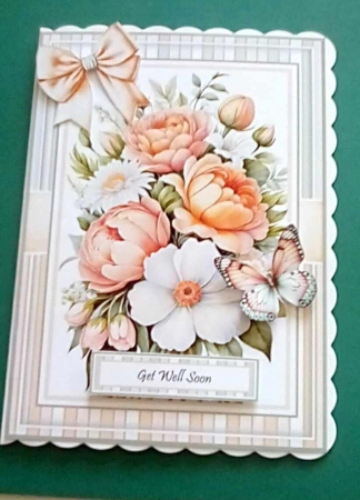 Summer Blooms 2 With Set Of 3 Card Fronts by Benita Jenkinson