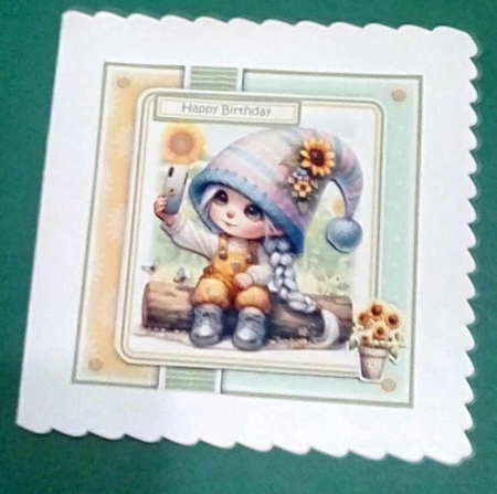 Sunflower Girl Gnome Mini Kit With Ages 1 to 6 Yrs by Benita Jenkinson