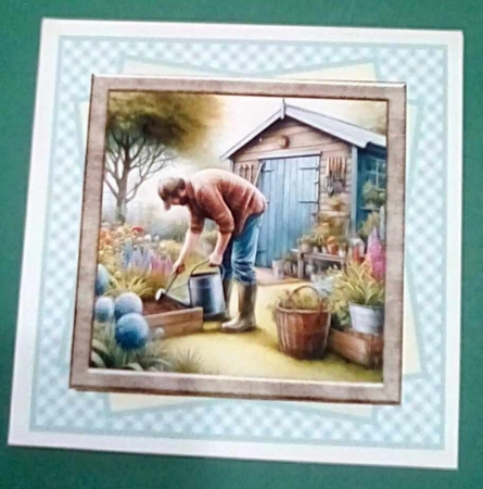 The Gardening Men - 7x7 Mini Kit by Benita Jenkinson