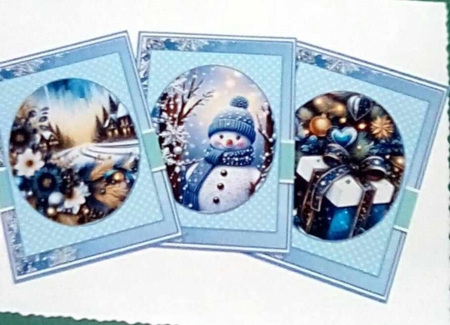 Set Of 3 ~ Beautiful Christmas Scenes by Benita Jenkinson